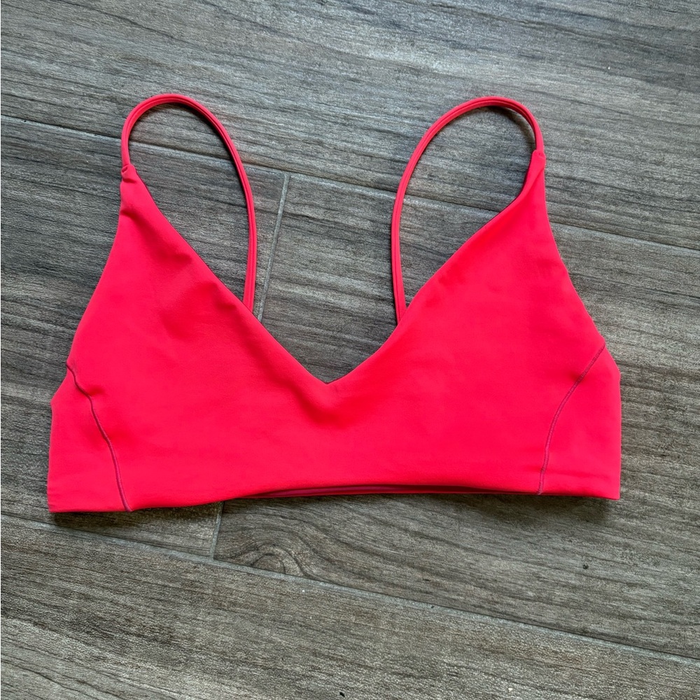 Left on Friday Sunday swim top size medium color Rescue (neon red)